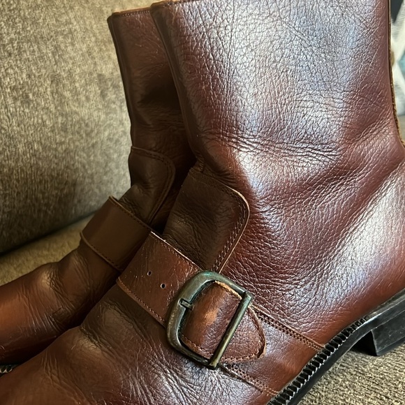 Bostonian Vintage Brown Ankle Leather boots Size 8.5 - Picture 7 of 15